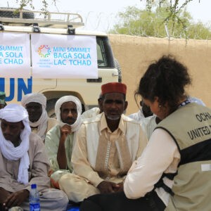 Discussions, Mini World Humanitarian Summit, Baga Sola, Lake Chad