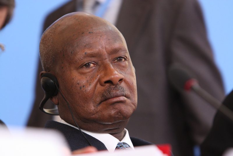 Yoweri Museveni, photographed in 2013.