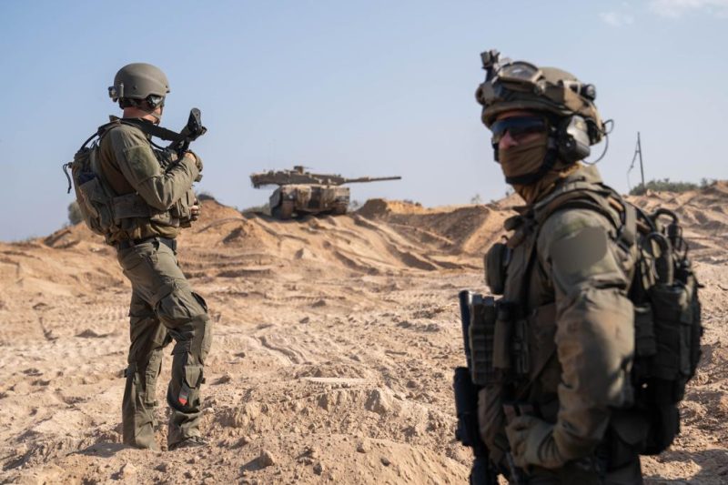 IDF troops in the Gaza Strip.